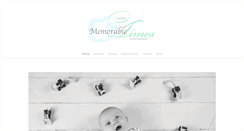 Desktop Screenshot of memorabletimesphotography.com